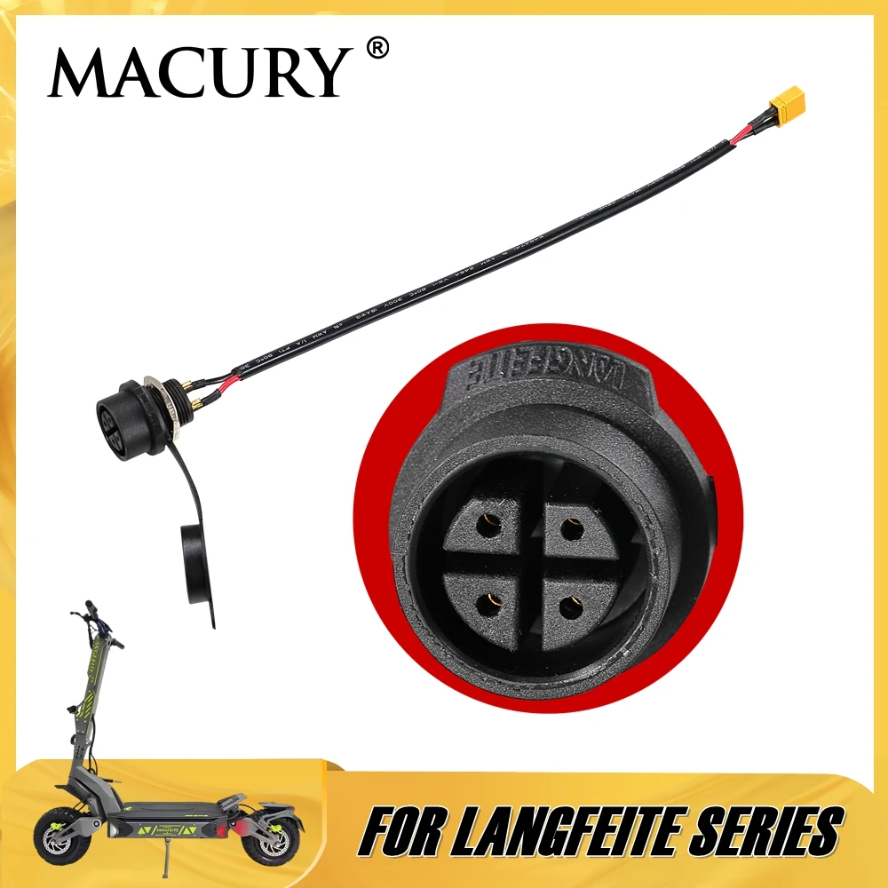 

Новый порт зарядки YJ20 для LANGFEITE GT2 GT3 GT4 GT2S GT4S RS C1 C2 C5 H2, гнездовой разъем для электрического скутера, входная розетка