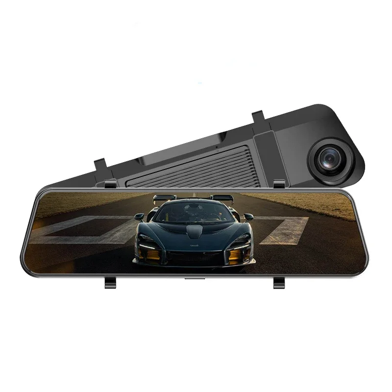 

Car Camera Recorder 2K GPS WiFi Dash Cam 12 Inch 1080P HD Rear View Dual Lens Dashcam Rearview Mirror Car Audio Video Recorder