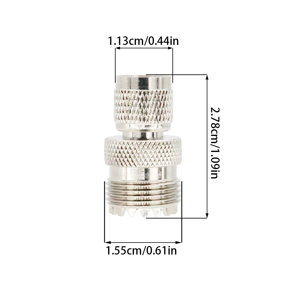 mini UHF mini-UHF miniUHF Male to UHF PL259 SO239 Female Cable Connector Socket KENWOOD Antenna TO Motorola Straight RF Adapters