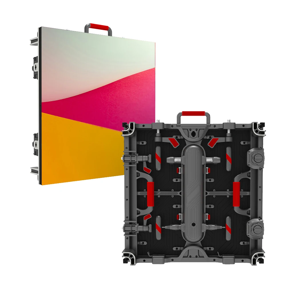 

Outdoor Full Color P4.81 LED Video Wall Panel 500x500mm Rental Die Cast Aluminum Stage Display Screen