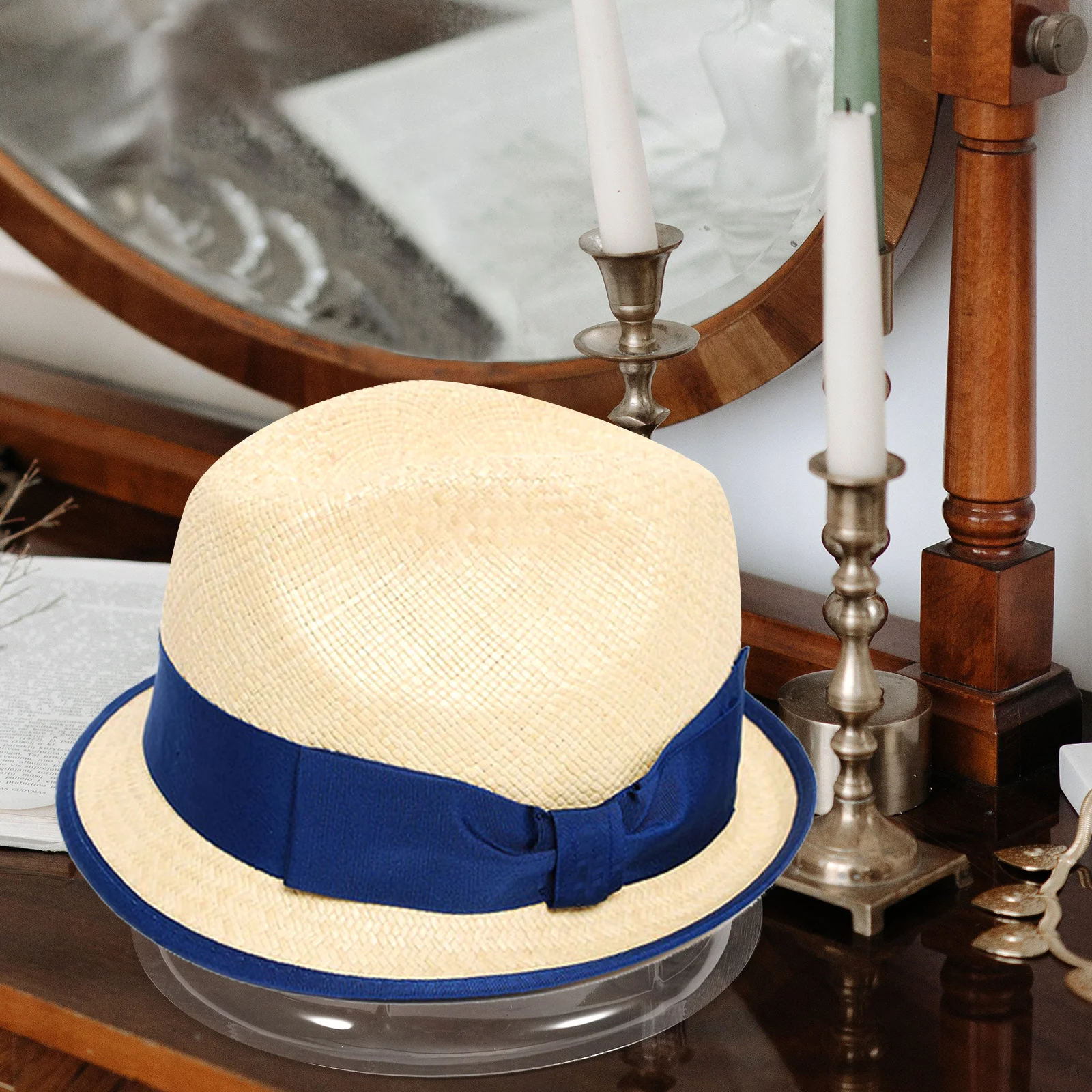 10Pcs Clear Hat Insert Plastic Shaper Holder Stand for Baseball Cap Peaked Cap Display Support Hat Insert Hats Inserts