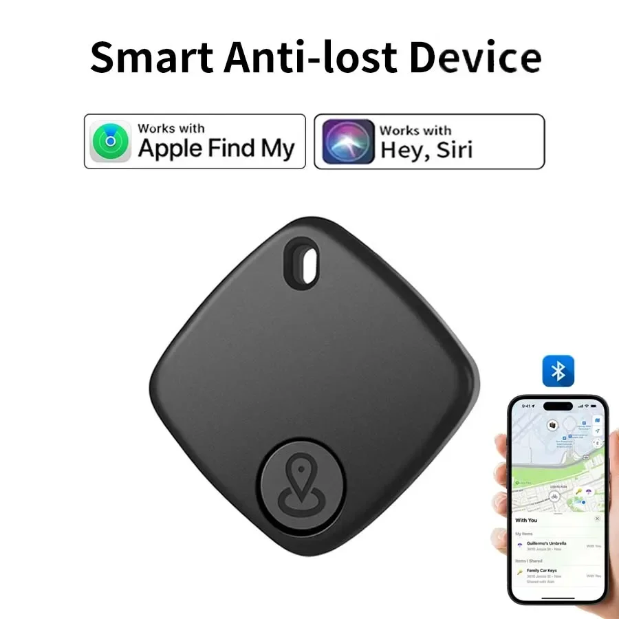 Mini Anti-Lost Tracking Device Bluetooth Works with Apple Find My APP Smart Tag Kid Pet GPS Tracker Alarm Reminder Positioner