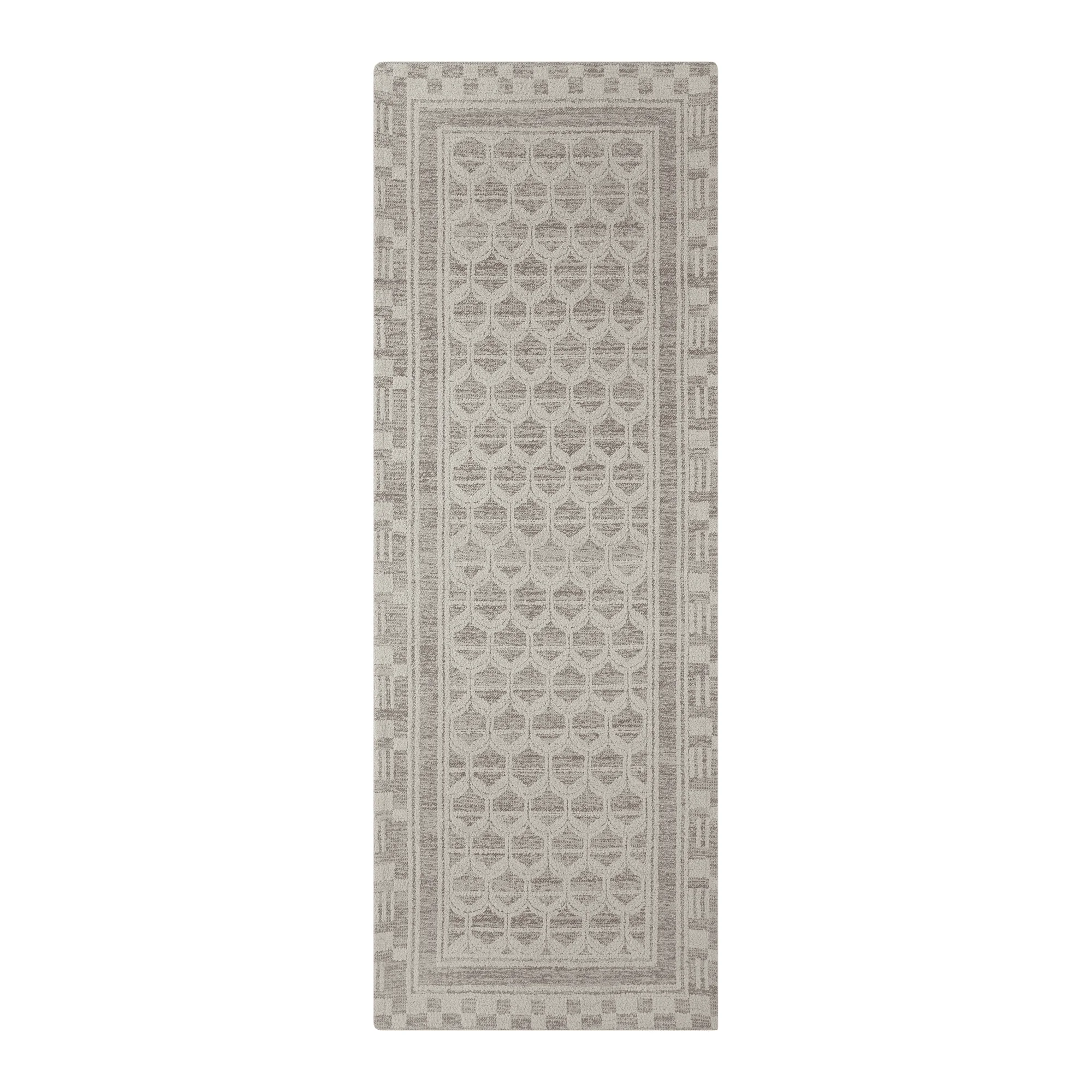 

Gardens Gray Border Tight Geo Indoor
