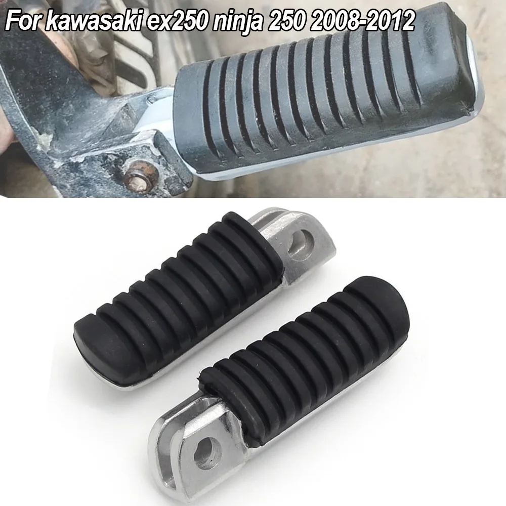 Front Footrest Foot Pegs Motorcycle Pedal Pads For kawasaki EX250 ninja 250 650 ER-4F ER-4N EX650 KLE650 KLE1000 versys 650 1000