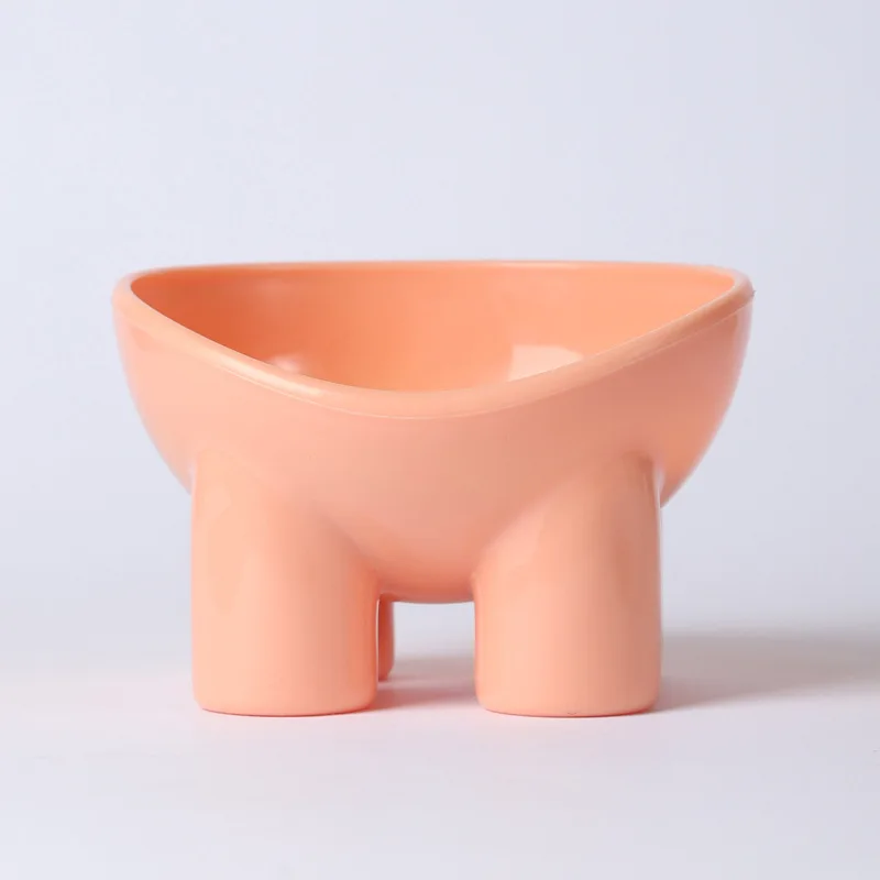 New macaron color elephant leg neck bowl cat food bowl cat bowl anti-tip pet bowl food utensils wholesale