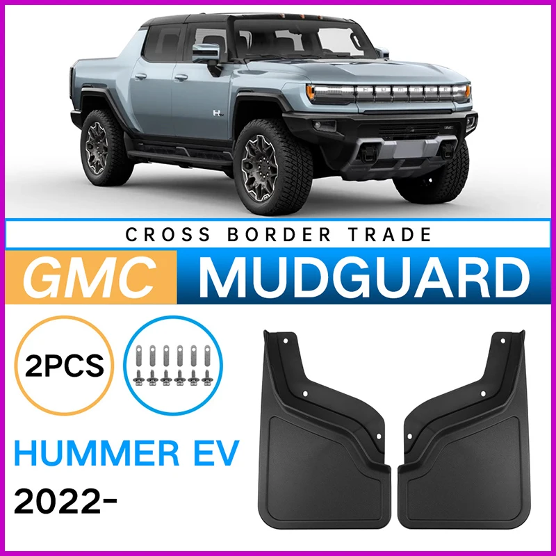 Mudflaps Mudguards Fit for Gmc Hummer EV 2022-2024 Mudguards Tire Fenders Mud Flaps Wheel Guards Accessories 4x Tyre