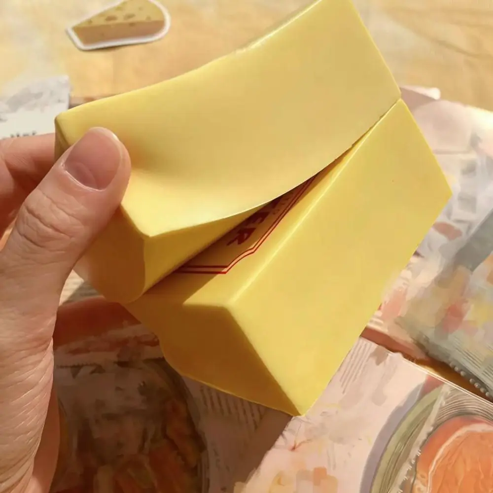 Kneading Simulated Slow Rebound Squeeze Relax Gift Sensory Butter Block Squeezing 10.5cm Stretch Milk Bread Squishy