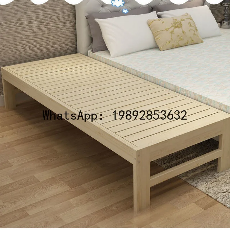 سرير أطفال من الخشب الصلب الموسع مع سرير من خشب الصنوبر المفرد #2