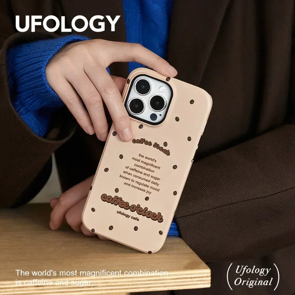 Ufology Pieces of Life Series Magnetic Phone Case For iPhone12/13/14/15/16 Pro Max Full Cover Mobile Phone Translucent Cover 3c