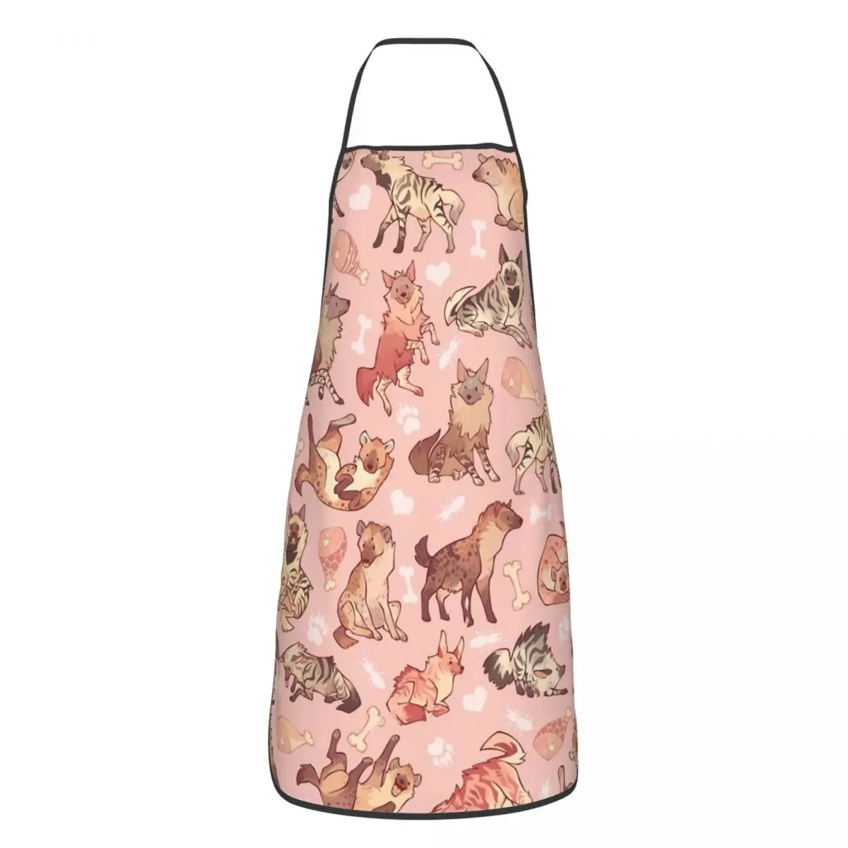 Unisex Hyenas In Milky Bib Apron Adult Women Men Chef Kitchen Chef Cooking Baking Bib Strawberry Kitchen Baking