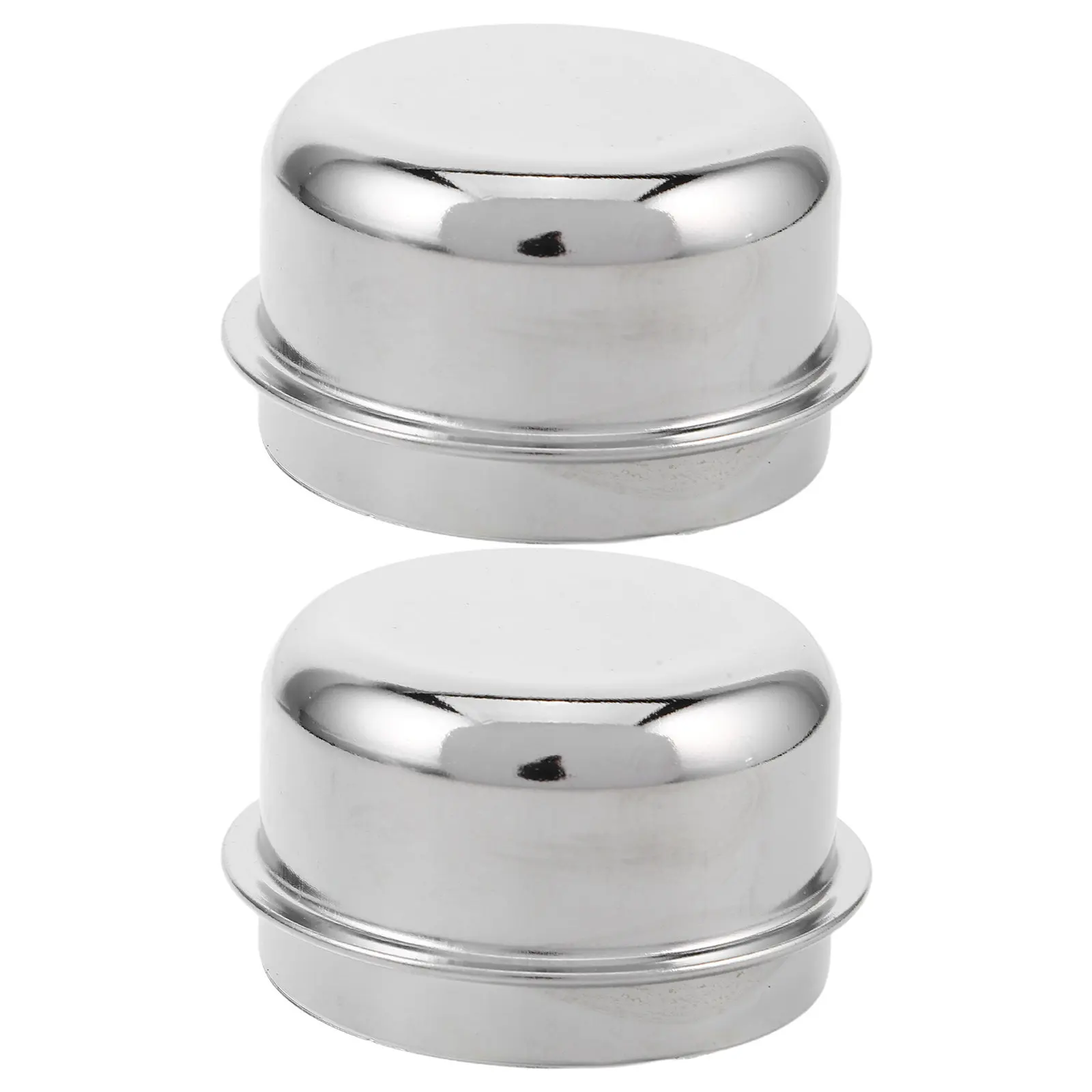2Pcs Trailer Bearing Dust Cap Aluminum Hub Cover for Trailer Wheel Hub Center Caps and Bearing Protector Hole Cover Caps