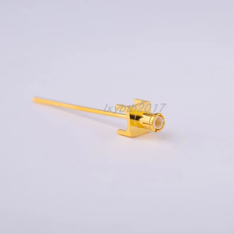 MCX-JHD30 RF connector inner conductor lengthened male seat PCB socket MCX-JE positive four-leg antenna total length 36