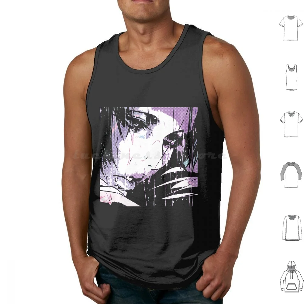 Sewerslvt-Inpeace Tank Tops Vest Sleeveless Machine Girl Wlfgrl Sewerslvt Mu Aphex Twin Breakcore Jungle Anime Goreshit