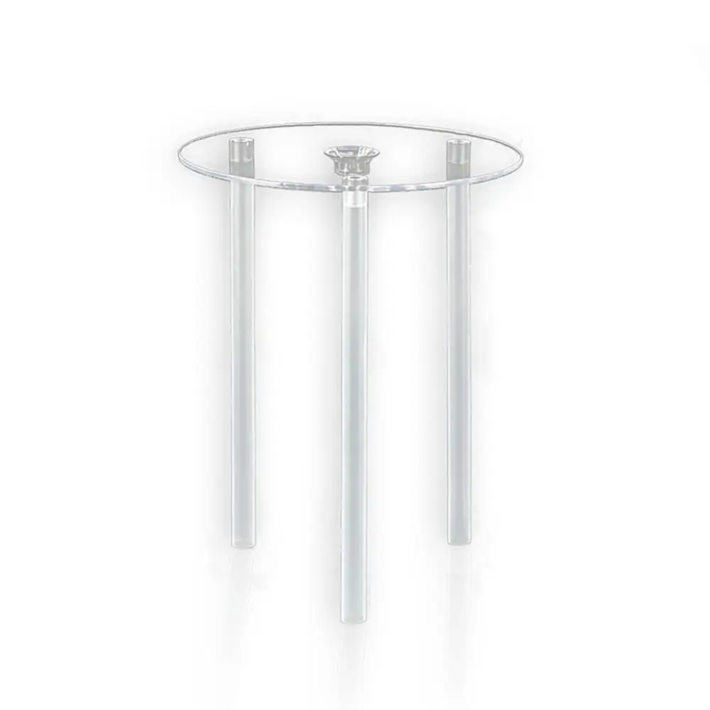Plastic Multi-layer Cake Stand Transparent DIY Cake Decor Cake Tier Support Cake Stands Support Straw Frame Round Cake Board