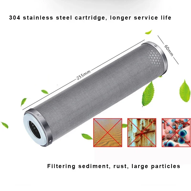 New 304 Stainless Steel Tap Water Central Water Purifier Whole House Front Filter Household Water Purifier