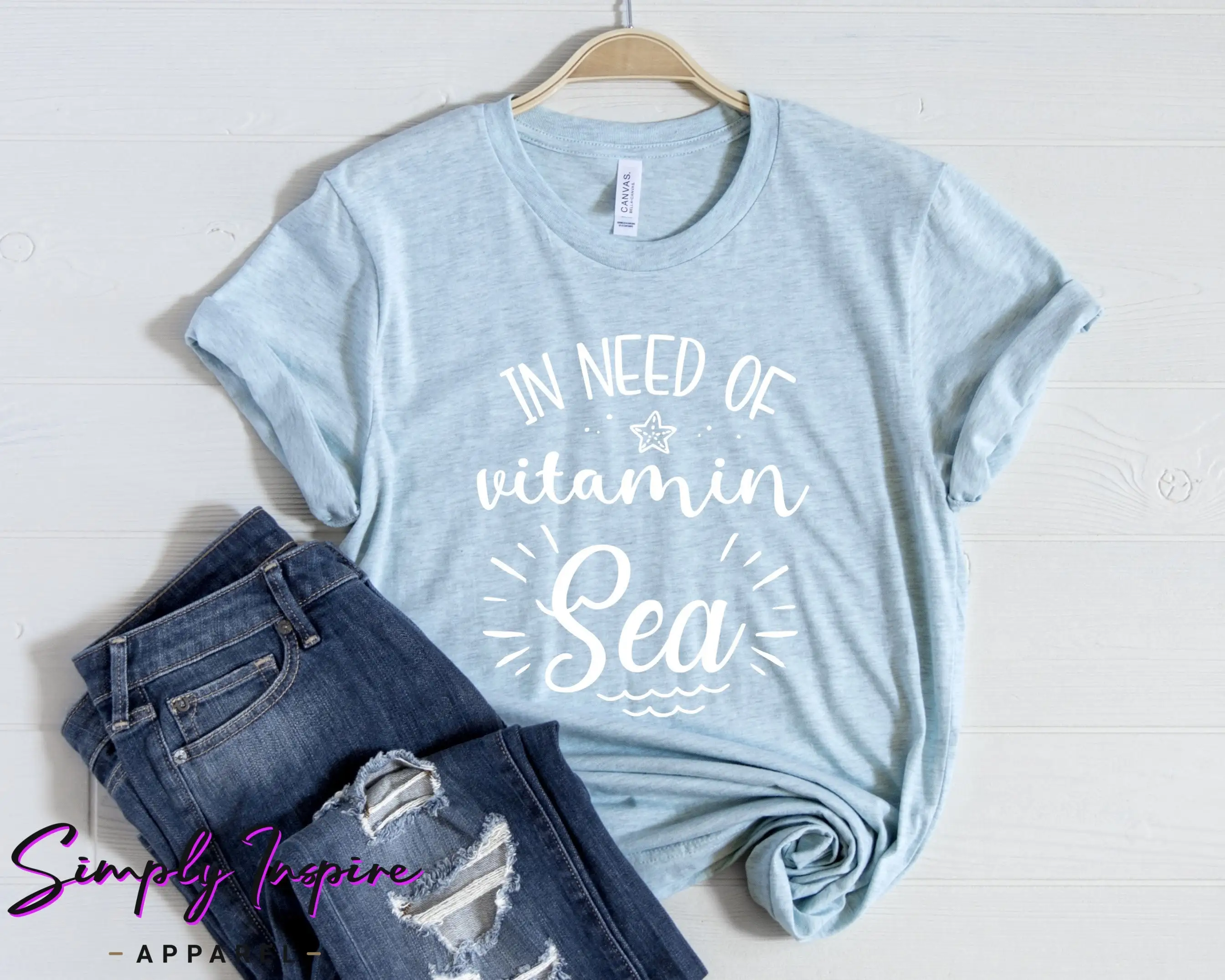 Beach T Shirt In Need Of Vitamin Sea Boat Ocean Traveling Vacation S Summer Cute S