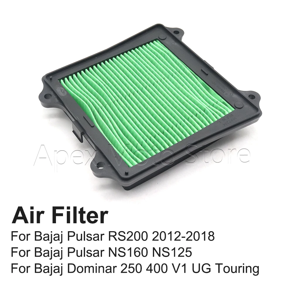 

Motorcycle Accessories Air Filter Intake Cleaner For Bajaj Pulsar RS200 Pulsar NS160 NS125 Dominar 250 400 V1 UG Touring