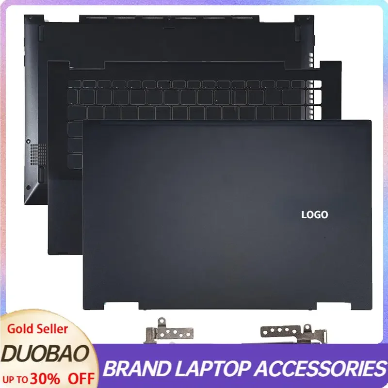 

New LCD Back Cover Palmrest Bottom Case Hinges Upper Top Cover For ASUS VivoBook Flip 14 TP420UA TP420IA TM420IA TM420UA TM420U