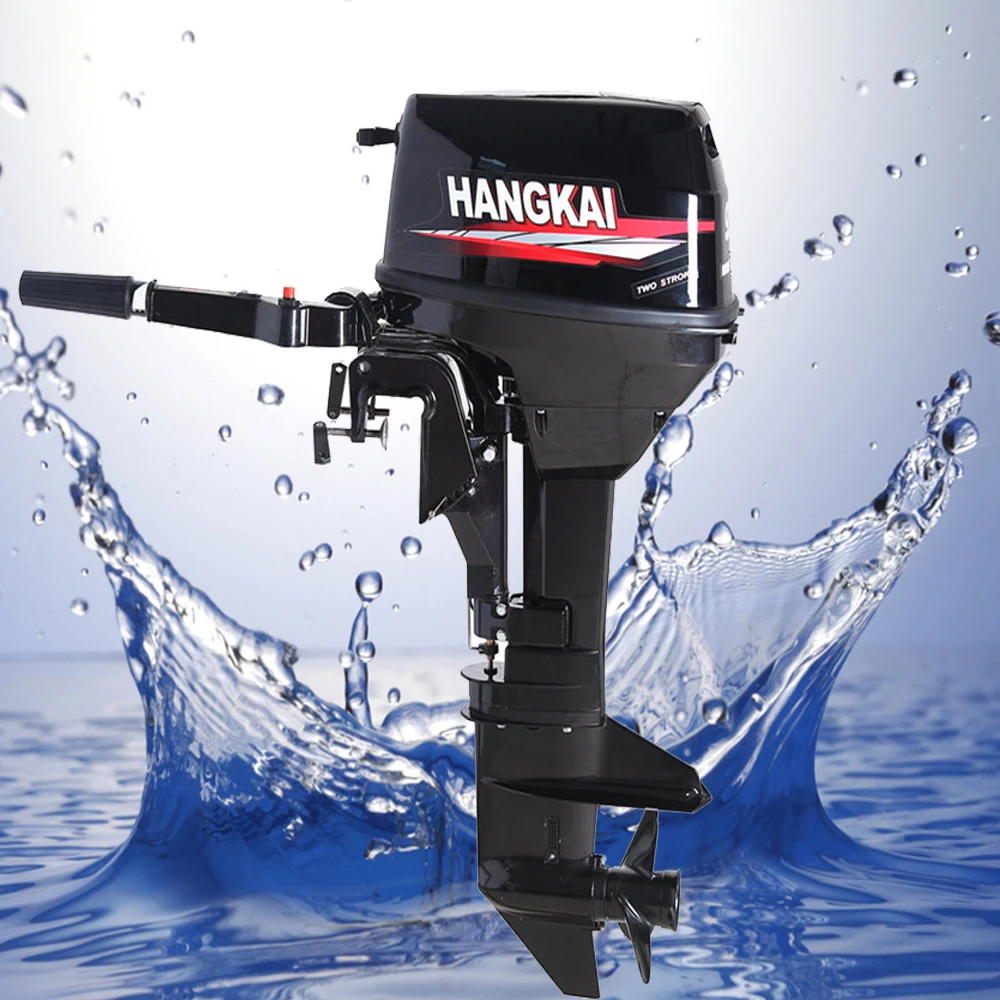 Hot Sale Competitive Price  HANGNKAI GASOLINE OUTBOARD MOTOR 2 Stroke 12 Horse Power BOAT HOOK FOR SALE