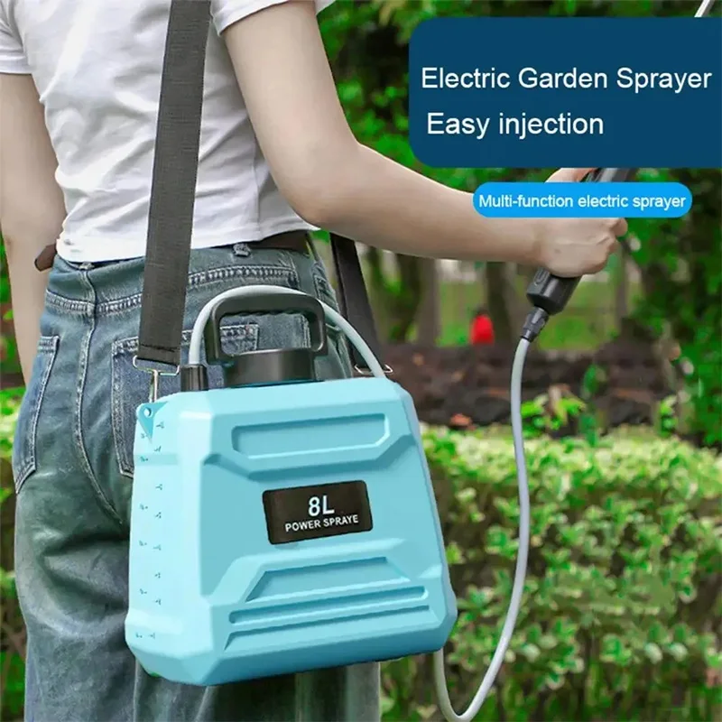 5/8L Electric Small Pesticide Spray Portable High Pressure Disinfection Spraying Machine For Agricultural Flower Farms Orchard