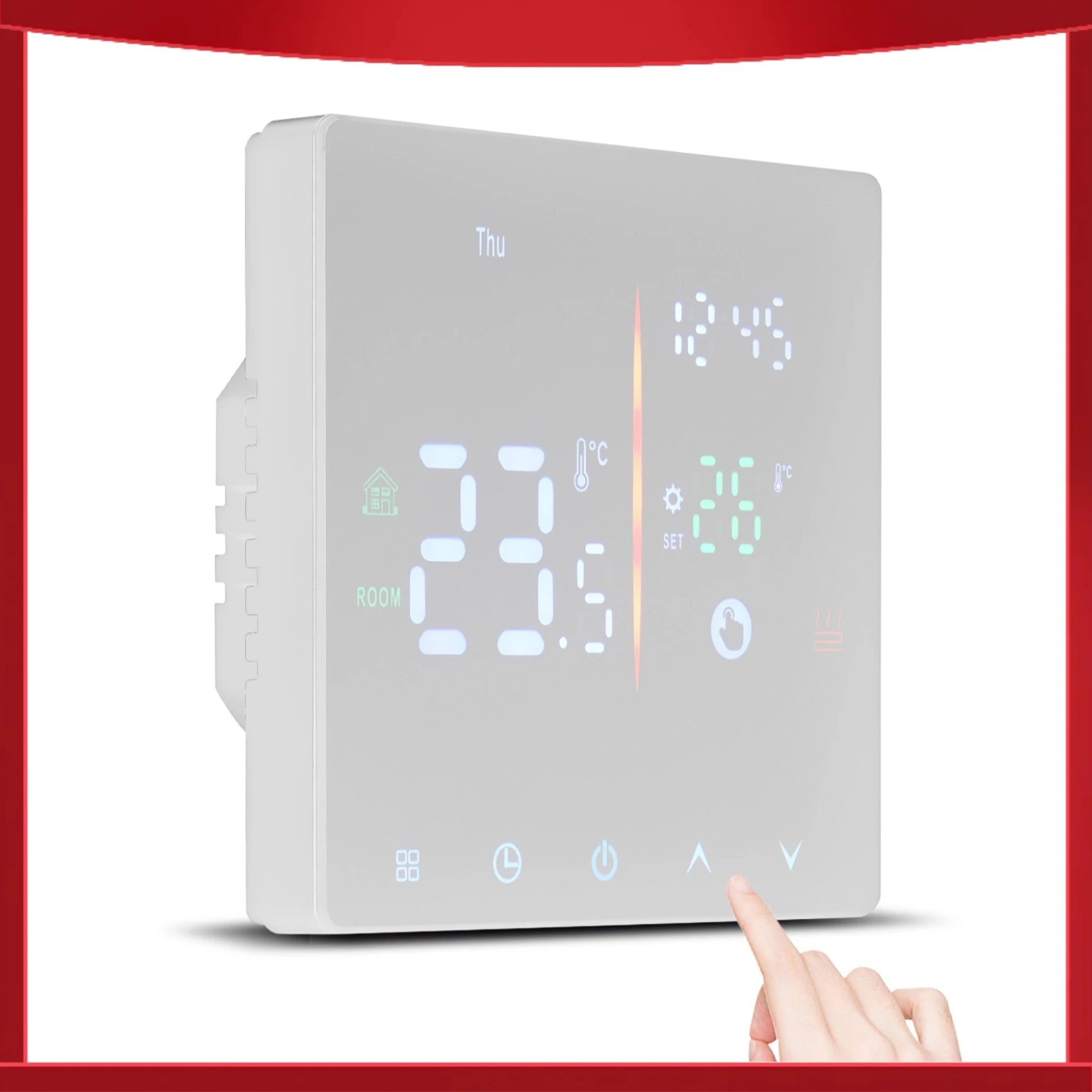 

Smart Thermostat for Home Weekly Programmable Digital Thermostat Automatic Mode LCD Display Temperature Controller Digital