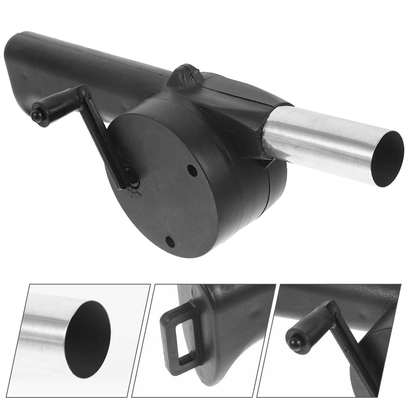 

Portable Hand Crank Bbq Blower Manual Fire Fan Outdoor Grilling and Camping Air Blower Barbecue Fan Camping Accessories