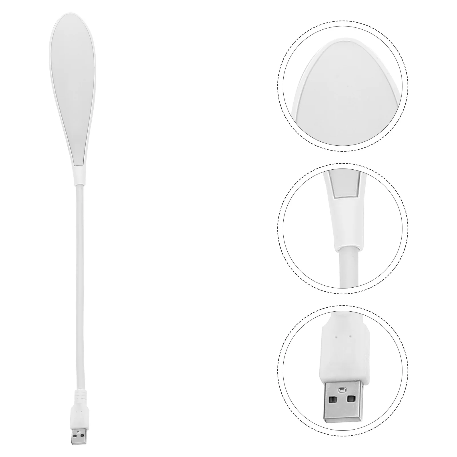 USB محمول LED مصباح القراءة 14 LED مرنة معقوفة لوحة مفاتيح الكمبيوتر ضوء المحمولة ليلة ضوء مصباح القراءة الكمبيوتر #2