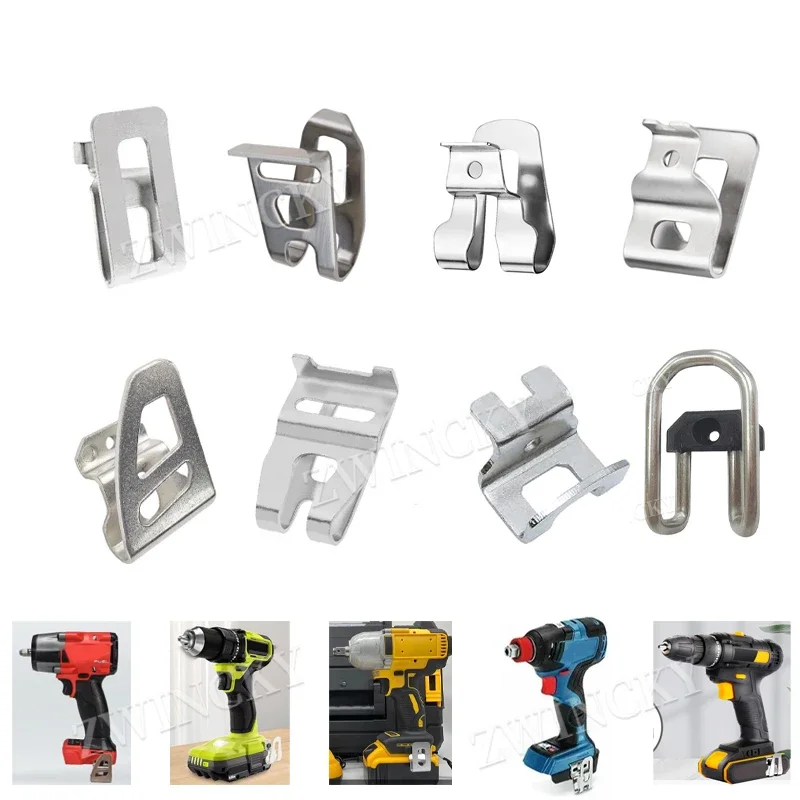 

Крючки для ремня электрической дрели для Ryobi Makita Dewalt Bosch Worx Craftsman Ridgid Milwaukee, электроинструменты, крючок для ремня, пряжка на талию