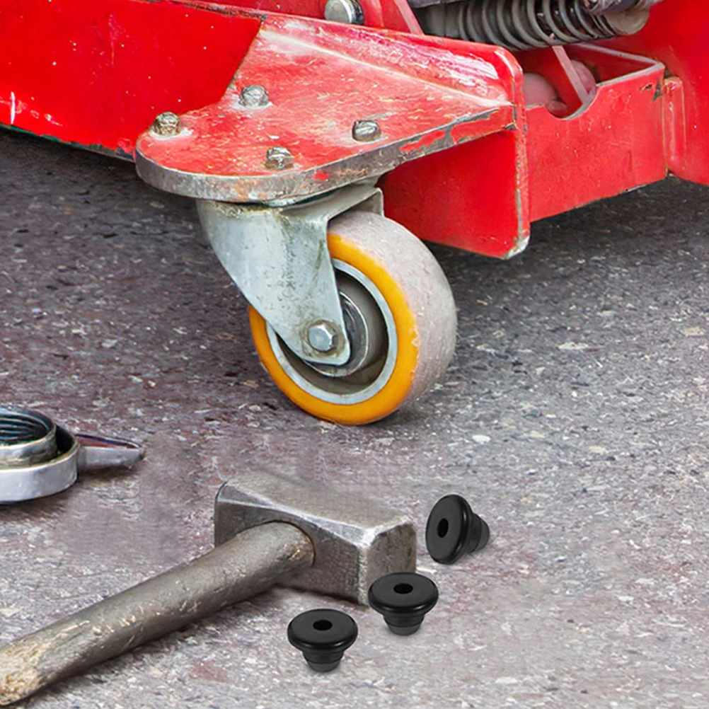 

6pcs Hydraulic Oil Plugs Rubber Jack Filler Plugs Universal Fit For Floor Bottle High Sealing Leakproof