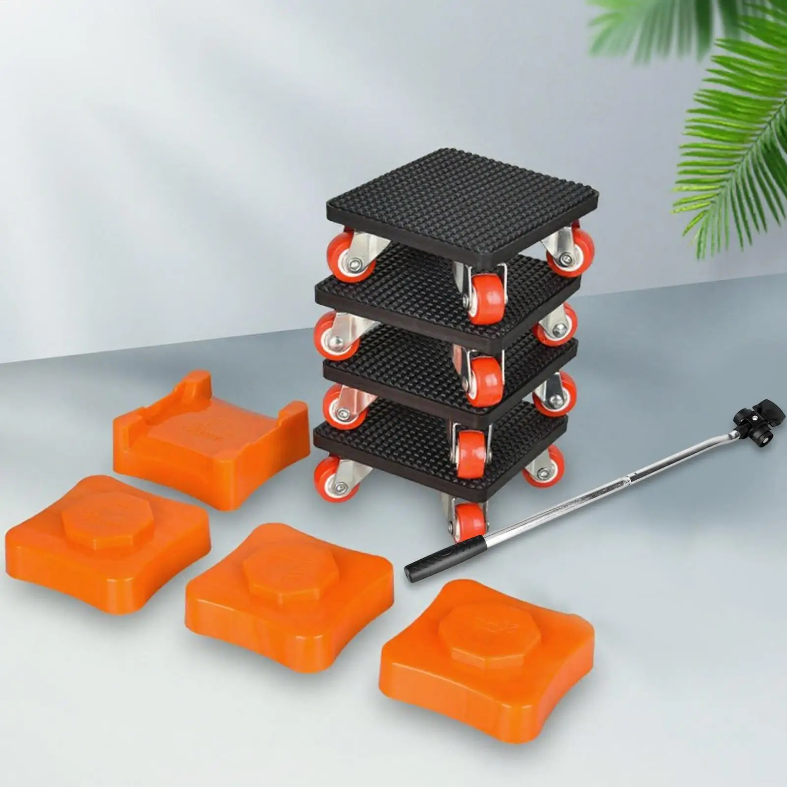 Move Furniture Sliders 1100 Lbs Heavy Duty Sliders Set 360 Rotating Furniture Movers Set For Sofa Mattress Piano Cabinet Washing