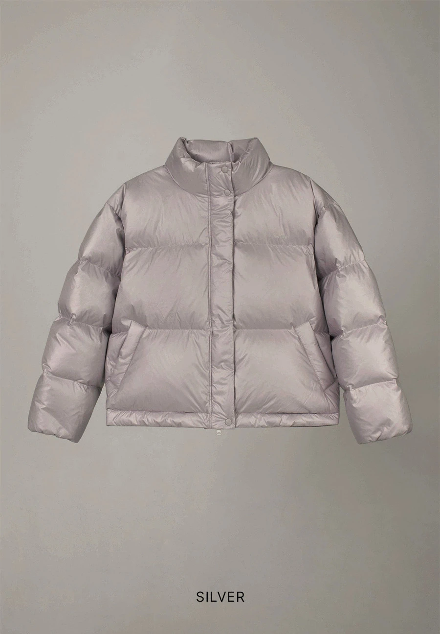 Preon Herfst Winter Warm Parel Casual Losse Opstaande Kraag Down Jaet Sweet Sle Du Down Vulling Thiened Lange Sve Rits