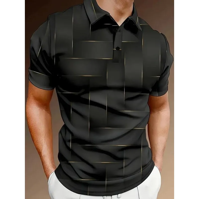 

New Men's irts U3083 Sle Cool Sensation Thin Model Ciwalk Suitable Striped Cleanfit Design Ain Brand