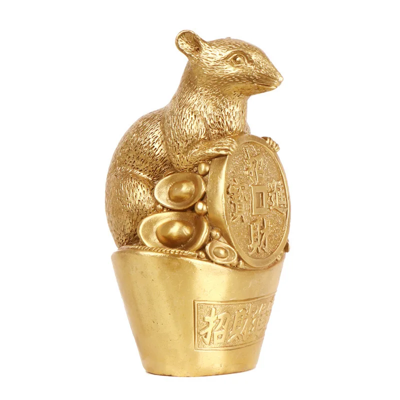 , Copper , Zodiac Craft Ornament, Ingot Rat