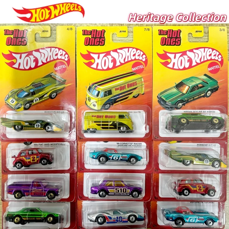 

Новые горячие колеса в стиле ретро Super Hot Porsche 917 Volkswagen T1 Datsun Ford Gt, модель автомобиля из сплава, литая под давлением игрушка, коллекционные модели Jby68 Toys
