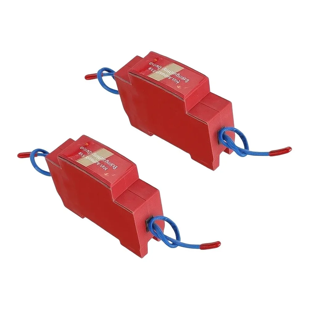 2PCS Automatic Thermal Detector Dual Nozzle 30G 40G Red For Electrical Cabinet Fire Extinguishing System Rail Installation
