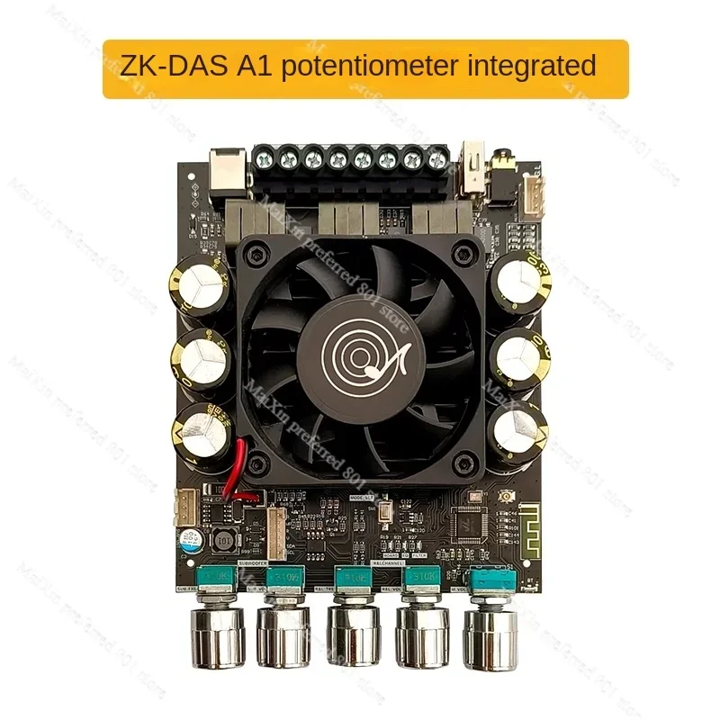 

DAS A1 Bluetooth power amplifier board module 2 * 160W + 220W original TDA7498E + ADAU1701 with DSP