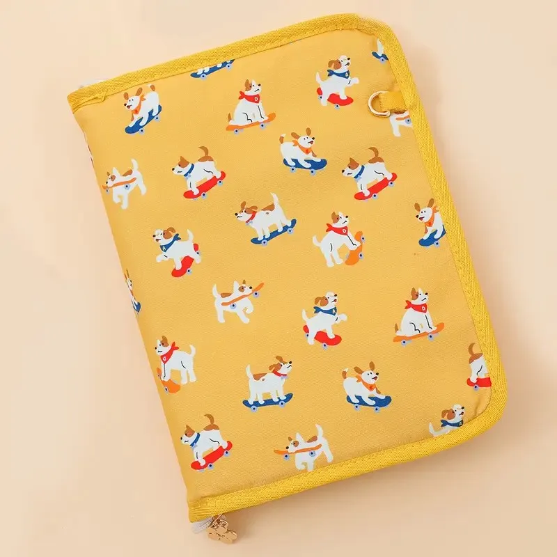 

Home Document Organizer, 6-Ring Zipper Binder, 10-Pocket Zipper Bag, Perfect for Documents, Passports, and Certificates