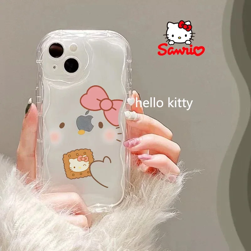 Kitty Cat Telefoonhoesje Iphone 16/15/14/13/12/11/x/xs/xs Max Girl Iphone Case Kt Mode voor Iphone My Melody 2025 Nieuw
