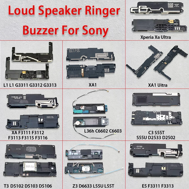 YUXI 1PCS Loudspeaker Ringer Buzzer For Sony Xperia L1 XA XA1 L36h C3 Z3 E5 T3 Internal Speaker Compact Replacement