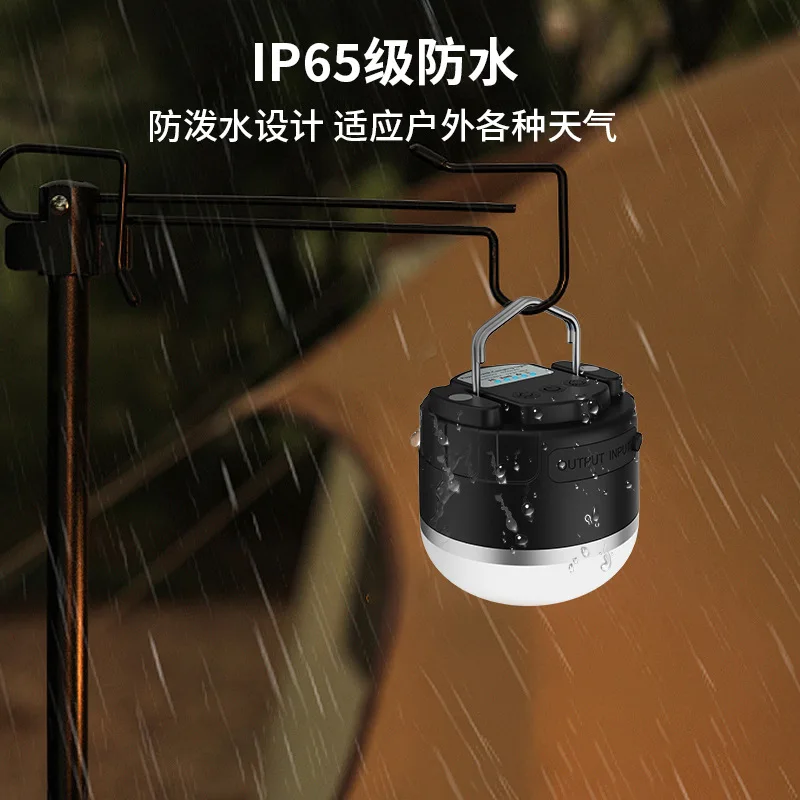 

New multifunctional RGB portable magnetic outdoor camping light camping tent light long endurance emergency searchlight