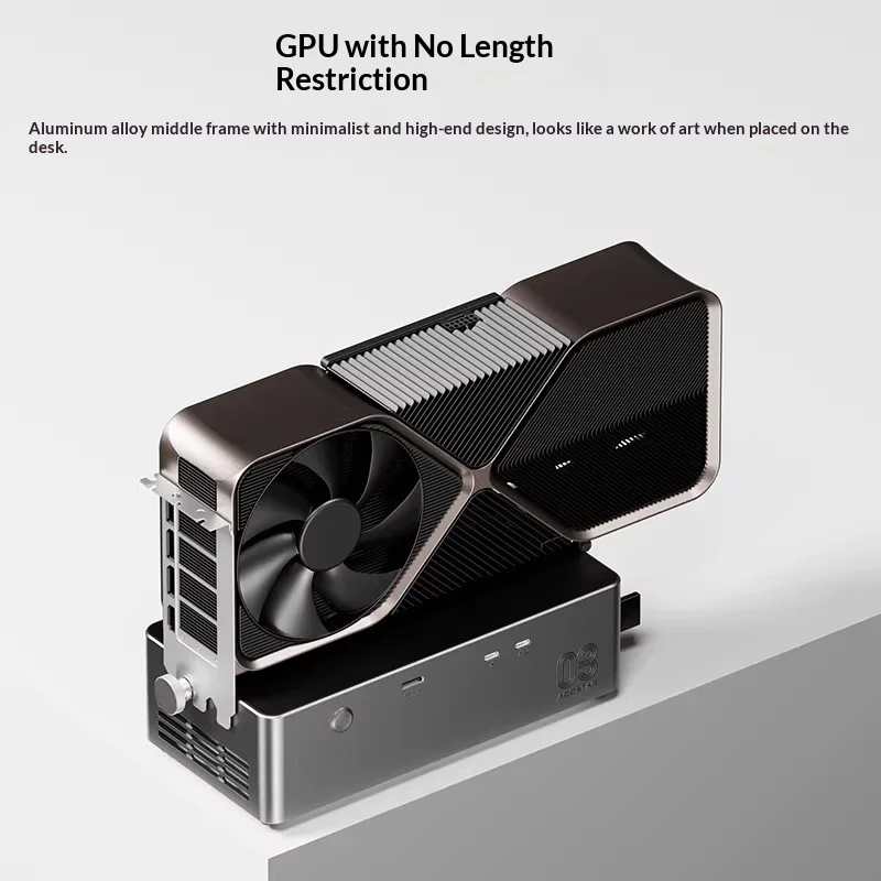 

AOOSTAR AG03 graphics card docking station OCulink&USB4 v2.0 interface compatible with Thunderbolt 5 reverse power supply 140w