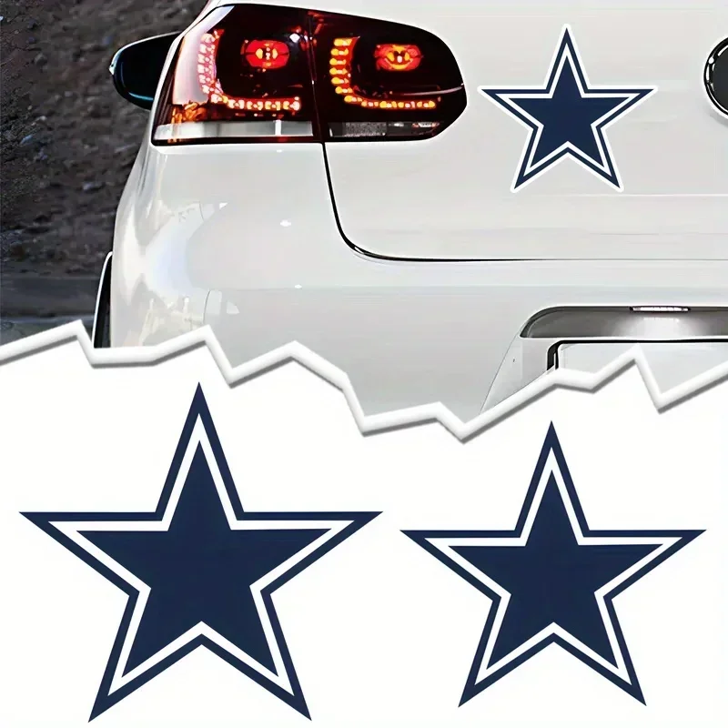 Texas Lone Star State Logo Car Stickers for Window Bumper Body Door Waterproof Reflective Motorcycle Tank Helmet Vinyl Decals
