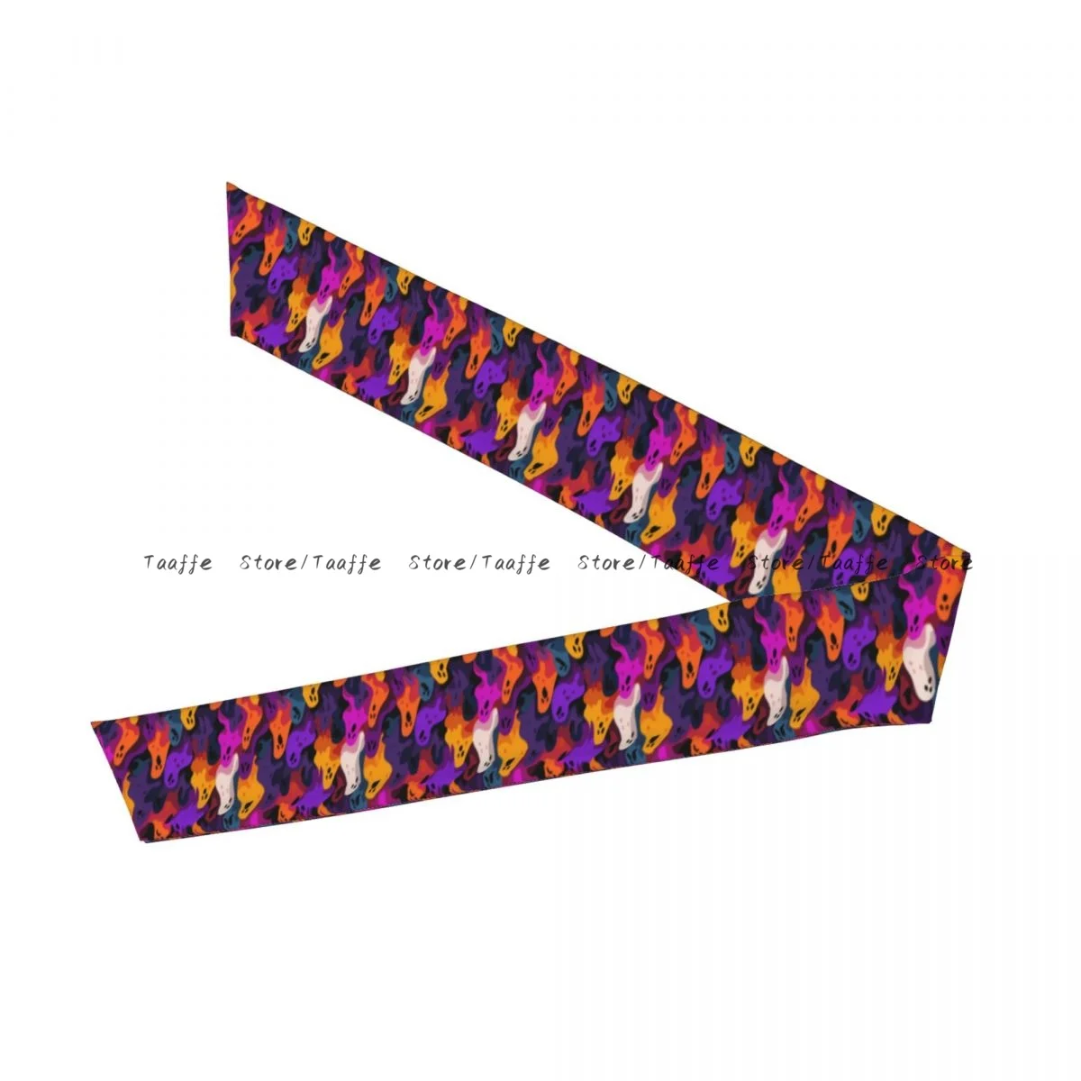 Tie Headbands Abstract Ghost Sports Head Band Athletic Sweatband Bandana Sweat Wicking