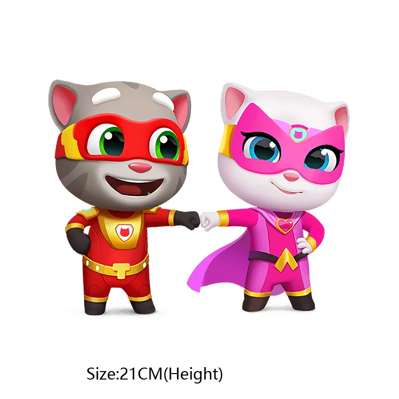 Talking Tom Heroes Heat Transfer Clothes Stickers for Clothing Print Cartoon Patches Iron-on Transfer Boys DIY Garment Jacket