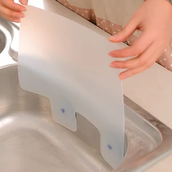 Cozinha Anti-água Placa Baffle Sink Water Splash Guards com Otário Tela Impermeável Prato/Fruta Vegetal Lavagem 1Pc