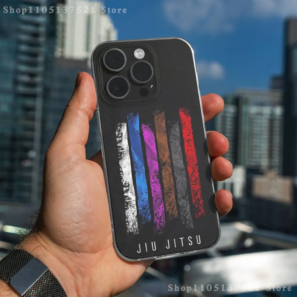 Capa de telefone japonesa para artes marciais, judô, para iphone 17,16,15,14,13,12,11 pro, max, plus, x,xs,xr, se4, e mini capa macia transparente