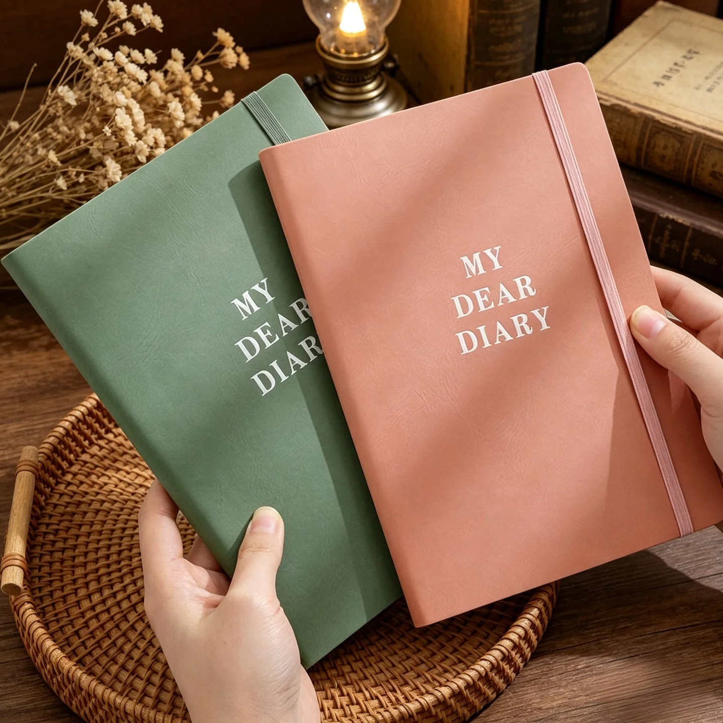 

Minimalist Chic Leather Notebook - Stylish Journal Planner &Diary for Office &Daily Use A5 Instagram-Worthy Faux Leather Journal
