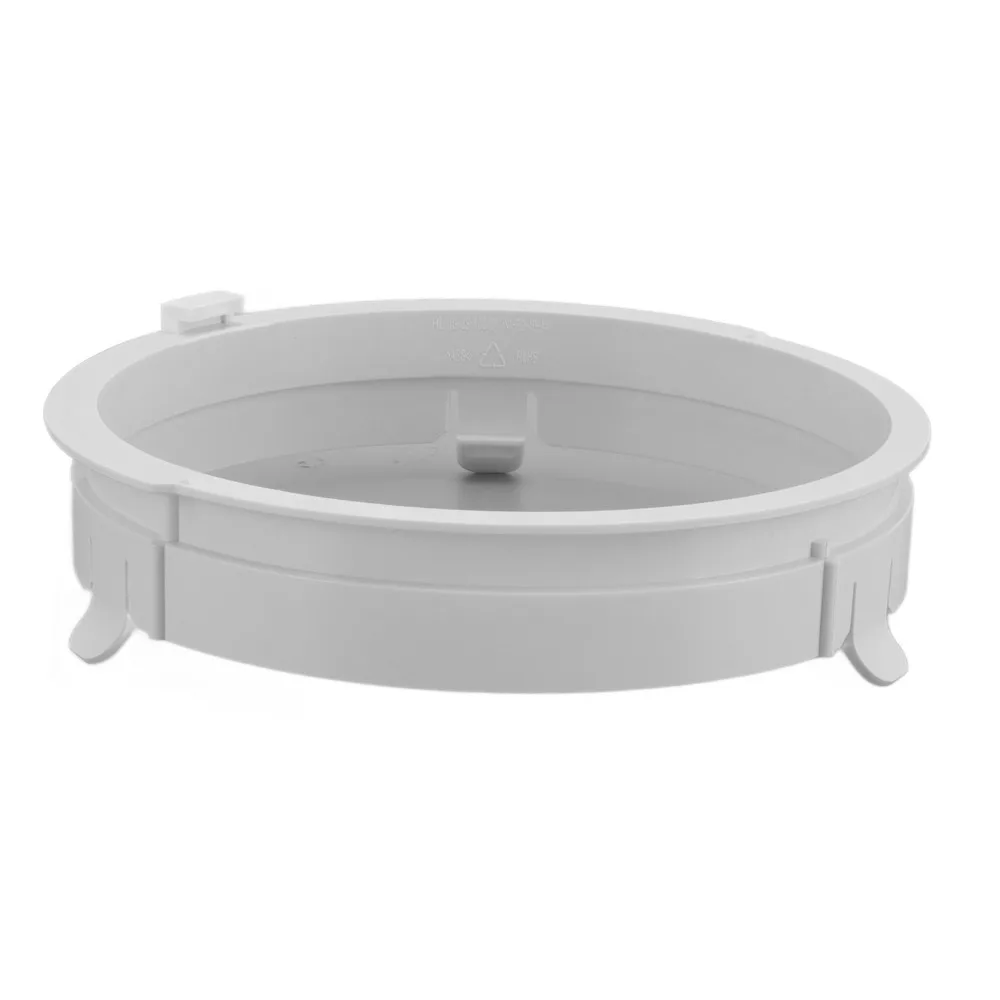 High Quality ABS Exhaust Duct Interface Adjustable Round Hose Connector Adapter White Snap Tabs Pipe Coupler Exhaust Hose