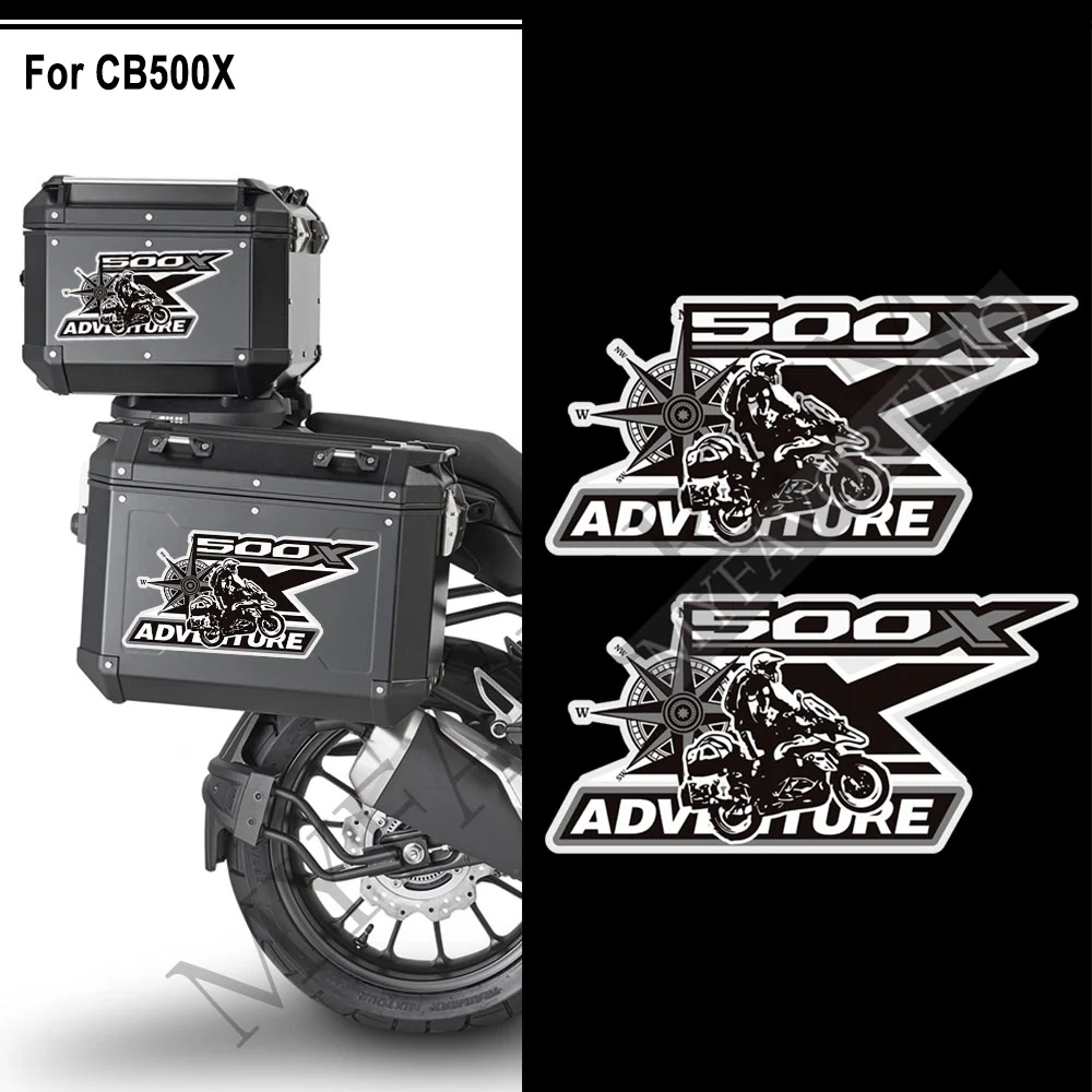 Autocollants de protection de sacoches pour bagages de coffre de moto, décalcomanies pour Honda CB 500X, CB 500 X