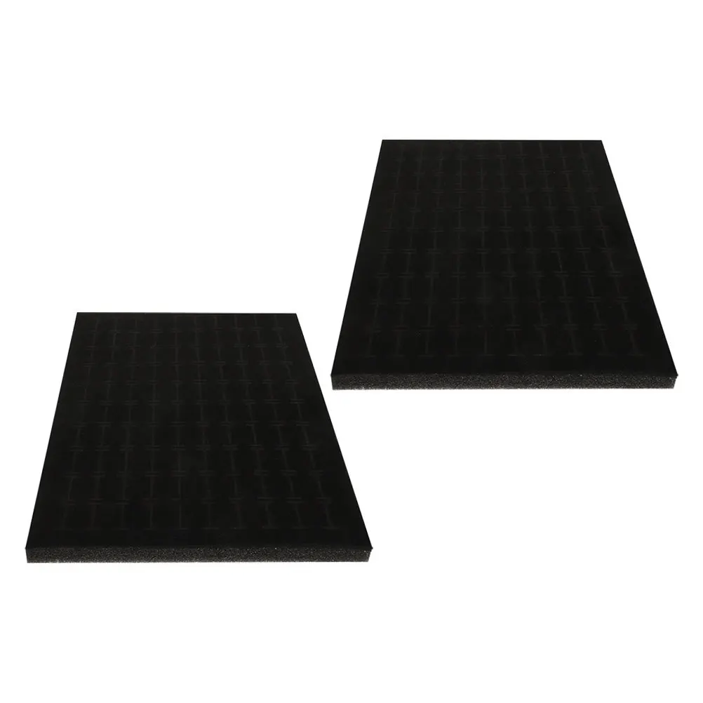 

2 шт. подставка для ювелирных изделий, серьги, губка, лоток, держатель, органайзер, губки, пенопластовая вставка